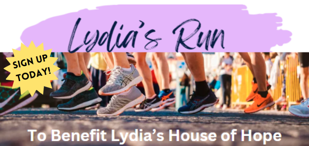 lydia's 5k run, sign up